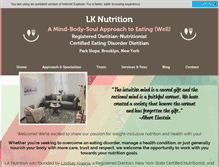 Tablet Screenshot of lknutrition.com